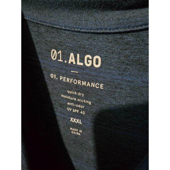 Algo Men's Navy Polo Shirt - Picture 4 of 9